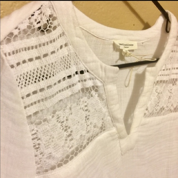 WHITE LONG BIHO BLOUSE TUNIC AS SMALL? - Picture 2 of 5